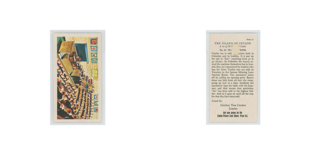 1955 Ceylon Tea Island of Ceylon Tea Auctions #21.0