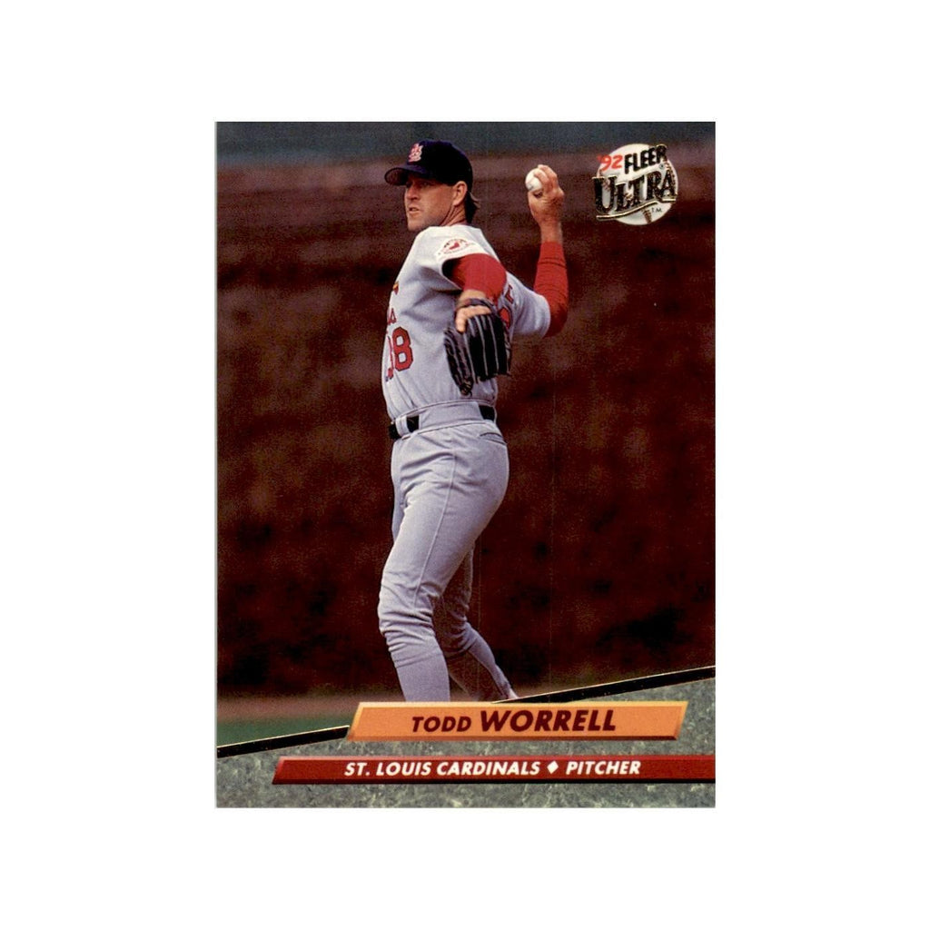 1992 Fleer Ultra Todd Worrell Baseball Cards #574