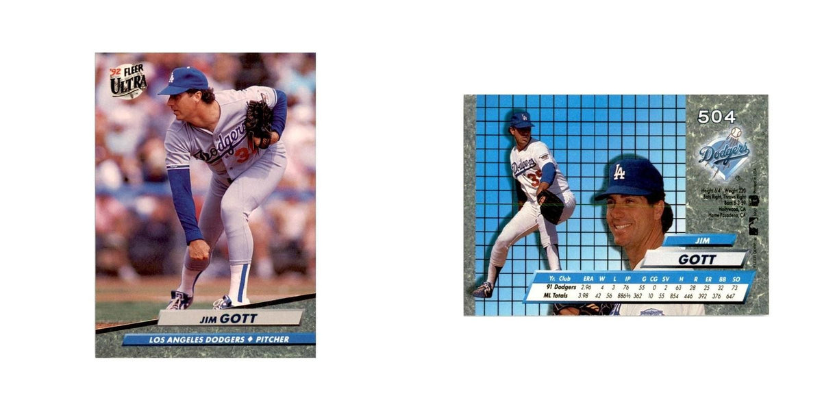 1992 Fleer Ultra Jim Gott Baseball Cards #504