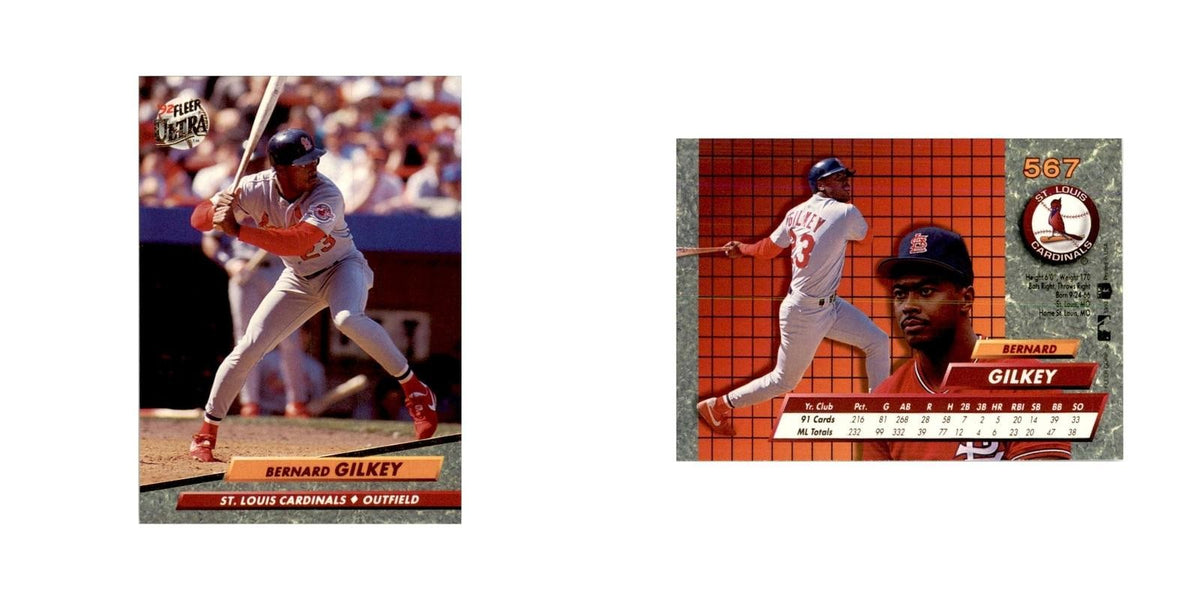 1992 Fleer Ultra Bernard Gilkey Baseball Cards #567