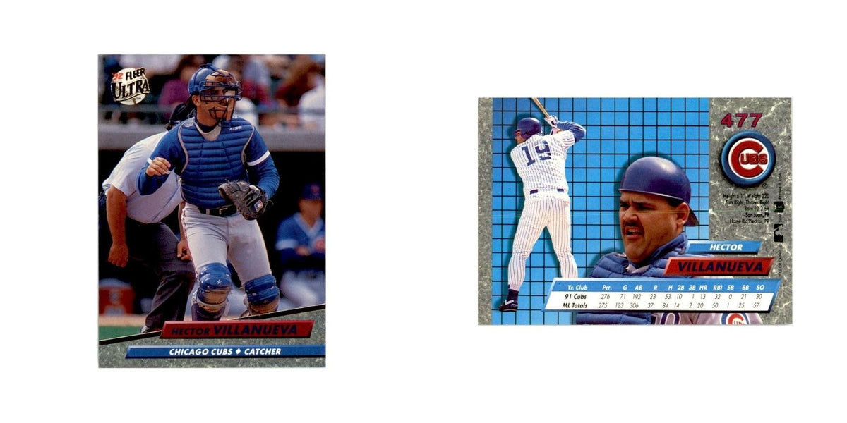 1992 Fleer Ultra Hector Villanueva Baseball Cards #477