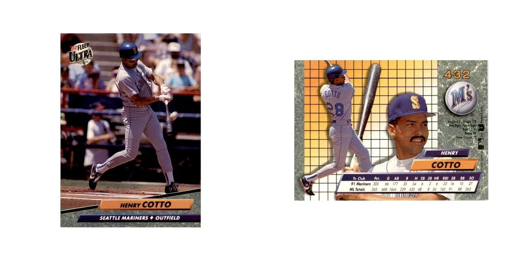 1992 Fleer Ultra Henry Cotto Baseball Cards #432