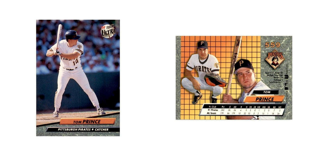 1992 Fleer Ultra Tom Prince Baseball Cards #559
