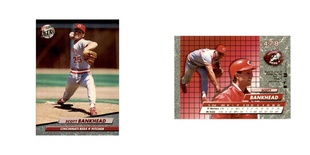 1992 Fleer Ultra Scott Bankhead Baseball Cards #478