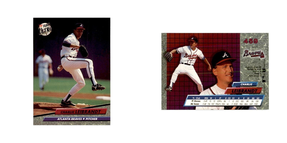 1992 Fleer Ultra Charlie Leibrandt Baseball Cards #459