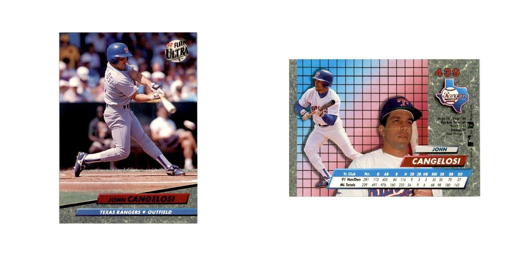 1992 Fleer Ultra John Cangelosi Baseball Cards #439