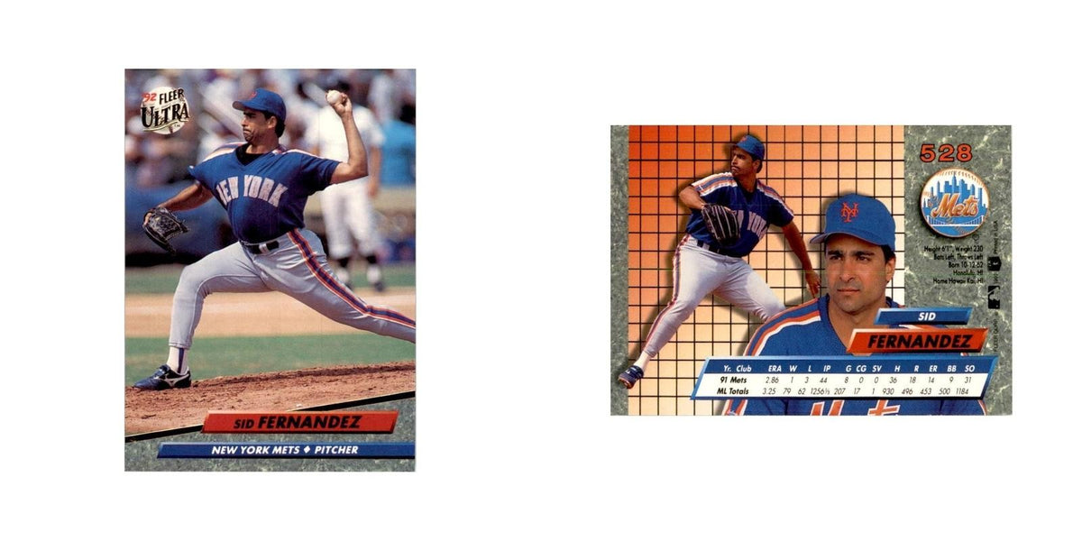 1992 Fleer Ultra Sid Fernandez Baseball Cards #528