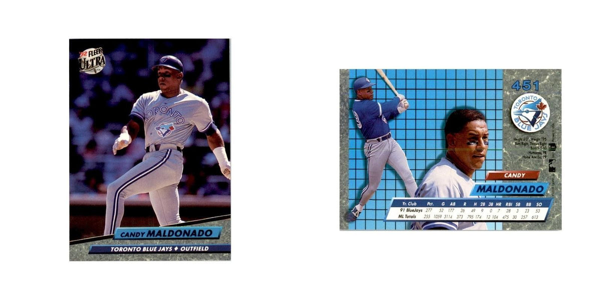 1992 Fleer Ultra Candy Maldonado Baseball Cards #451