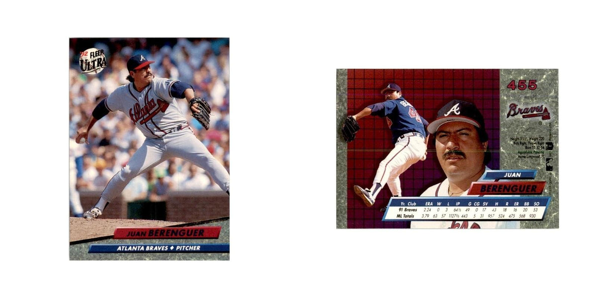 1992 Fleer Ultra Juan Berenguer Baseball Cards #455