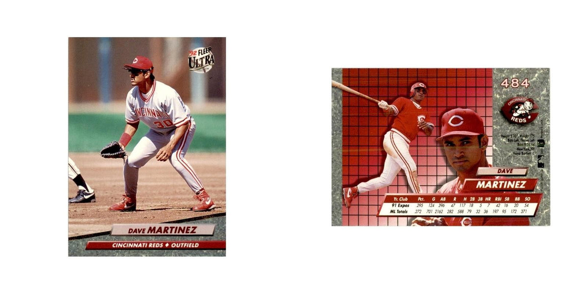 1992 Fleer Ultra Dave Martinez Baseball Cards #484