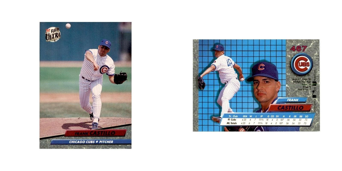 1992 Fleer Ultra Frank Castillo Baseball Cards #467