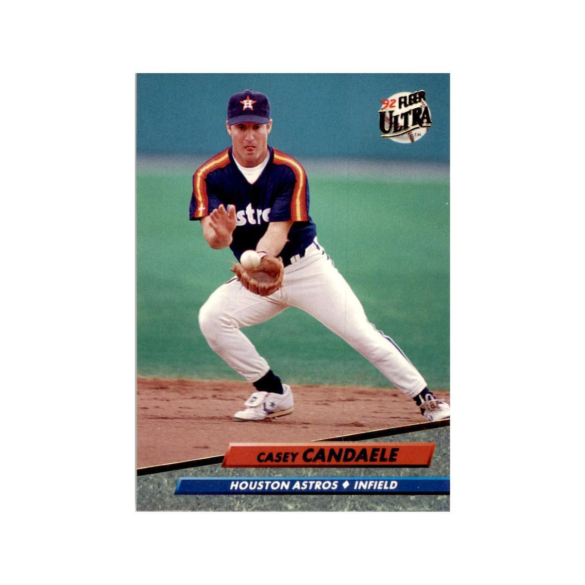 1992 Fleer Ultra Casey Candaele Baseball Cards #489