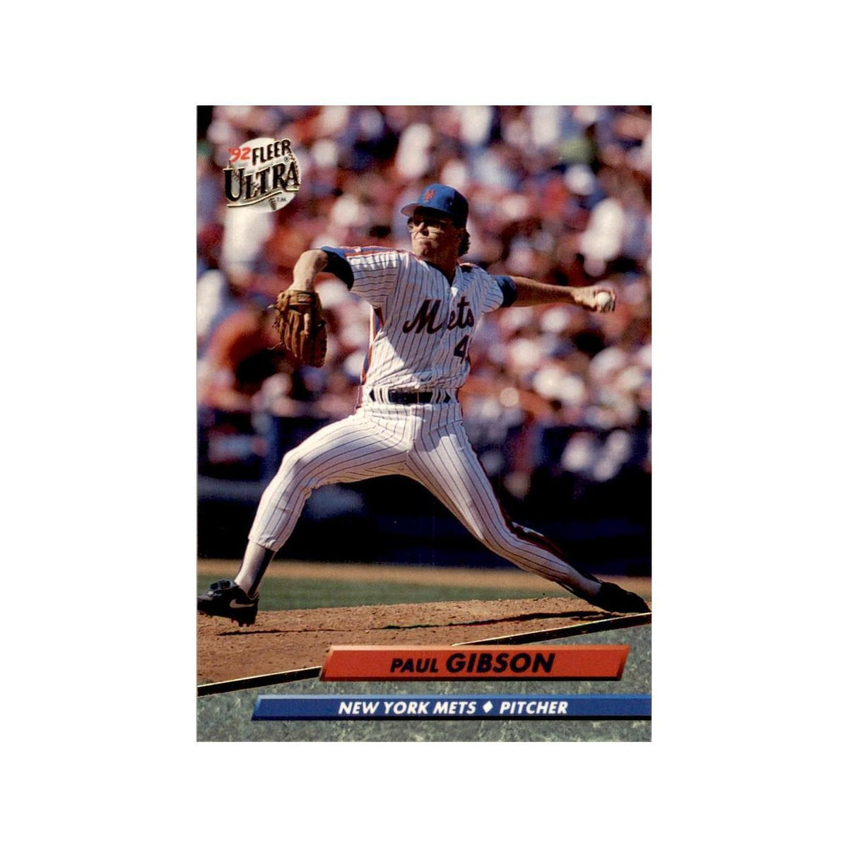 1992 Fleer Ultra Paul Gibson Baseball Cards #531
