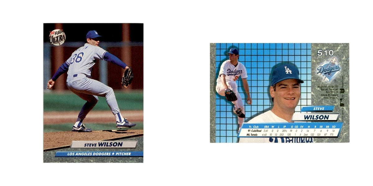 1992 Fleer Ultra Steve Wilson Baseball Cards #510
