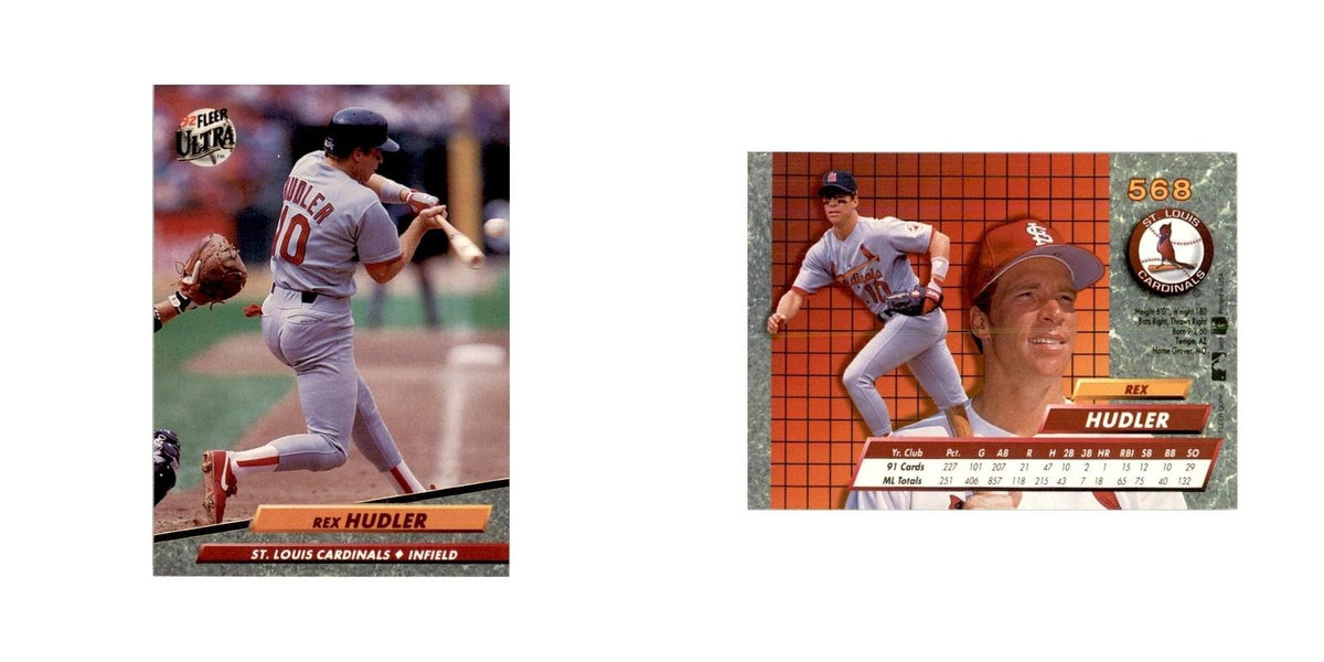 1992 Fleer Ultra Rex Hudler Baseball Cards #568