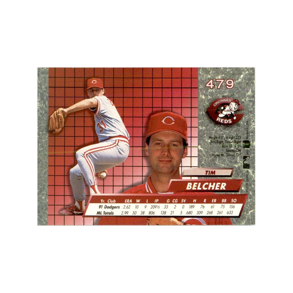1992 Fleer Ultra Tim Belcher Baseball Cards #479