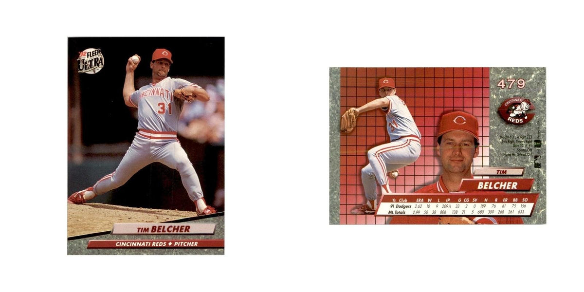 1992 Fleer Ultra Tim Belcher Baseball Cards #479