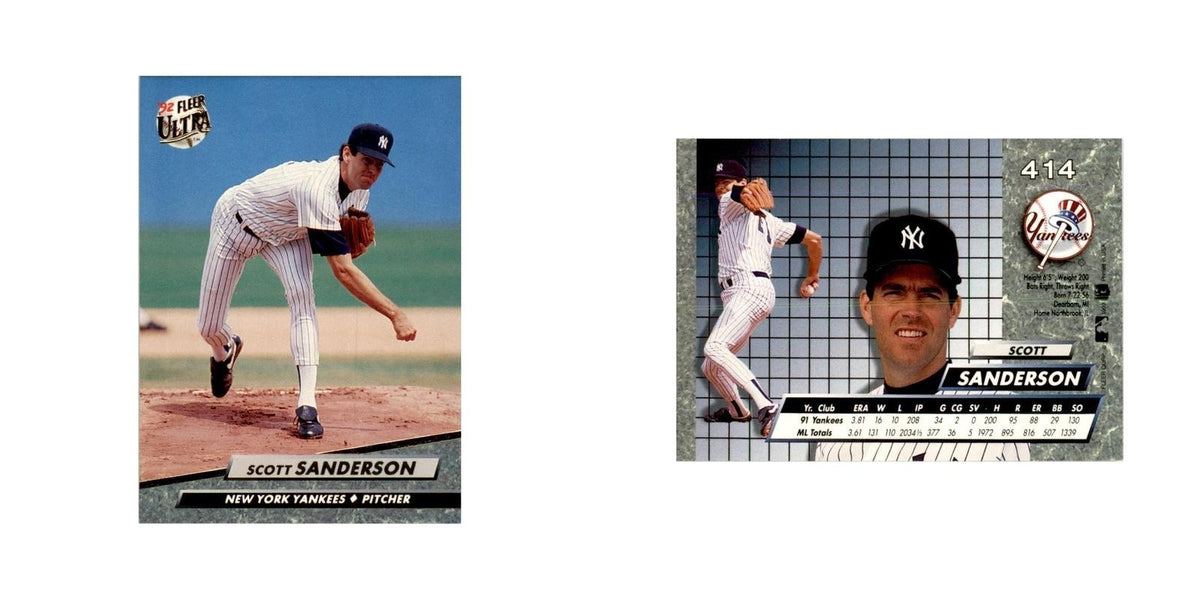 1992 Fleer Ultra Scott Sanderson Baseball Cards #414