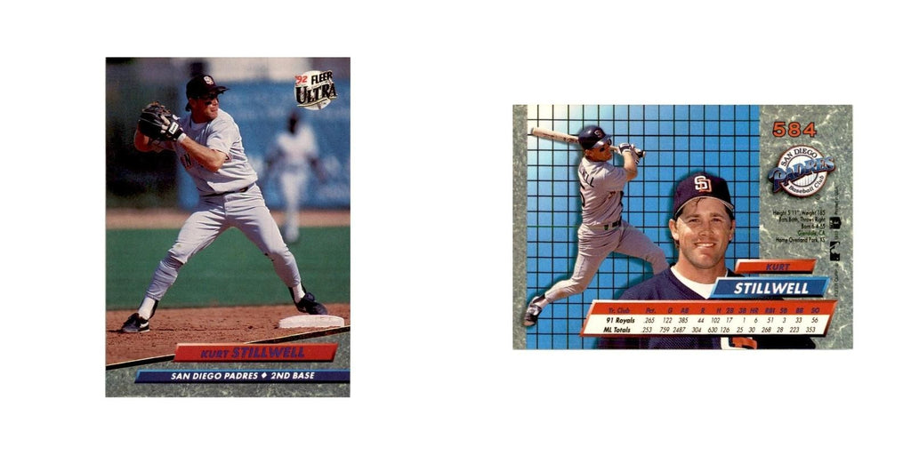 1992 Fleer Ultra Kurt Stillwell Baseball Cards #584