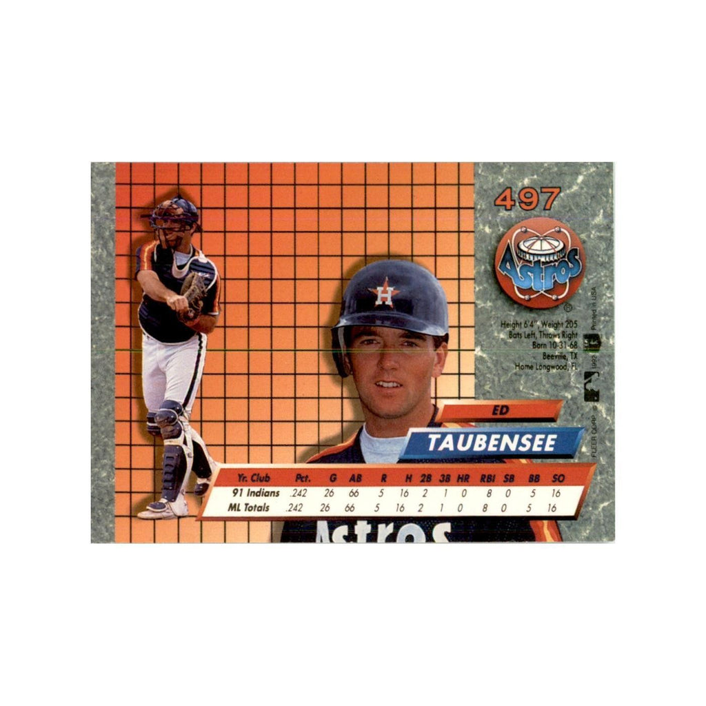 1992 Fleer Ultra Eddie Taubensee Baseball Cards #497