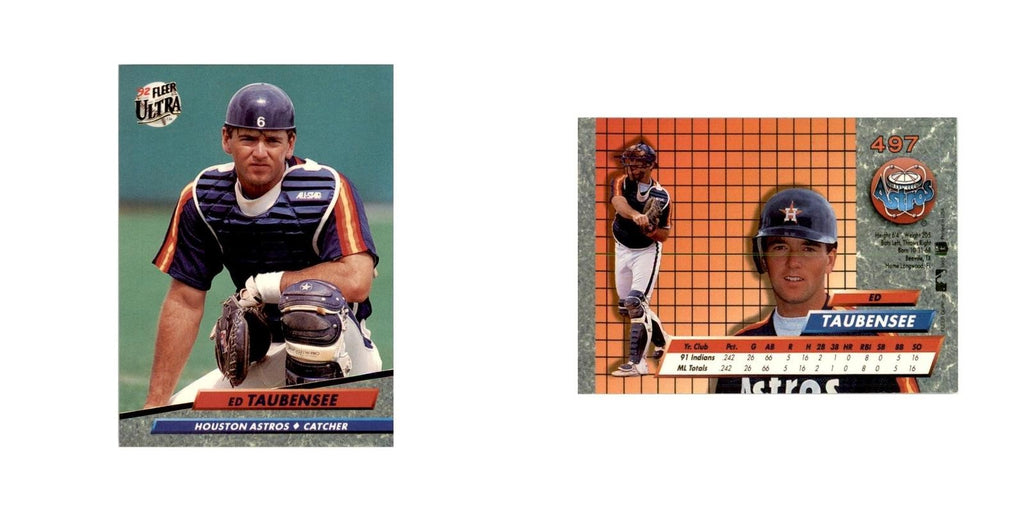 1992 Fleer Ultra Eddie Taubensee Baseball Cards #497