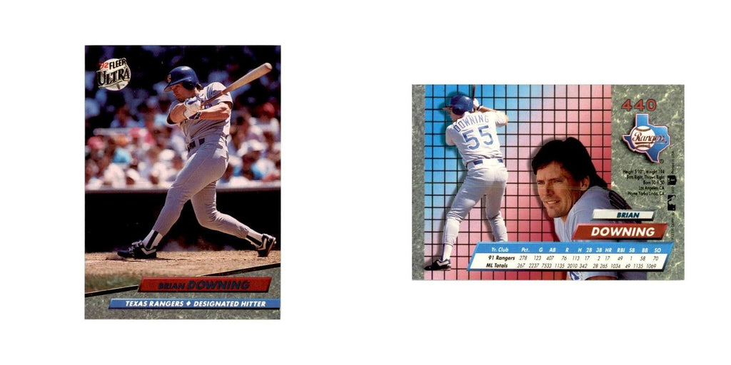 1992 Fleer Ultra Brian Downing Baseball Cards #440