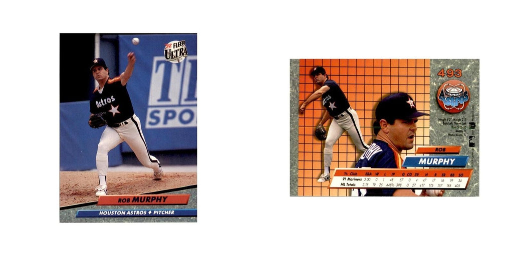 1992 Fleer Ultra Rob Murphy Baseball Cards #493