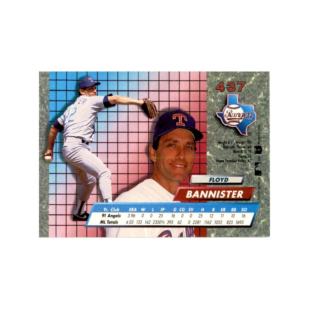 1992 Fleer Ultra Floyd Bannister Baseball Cards #437