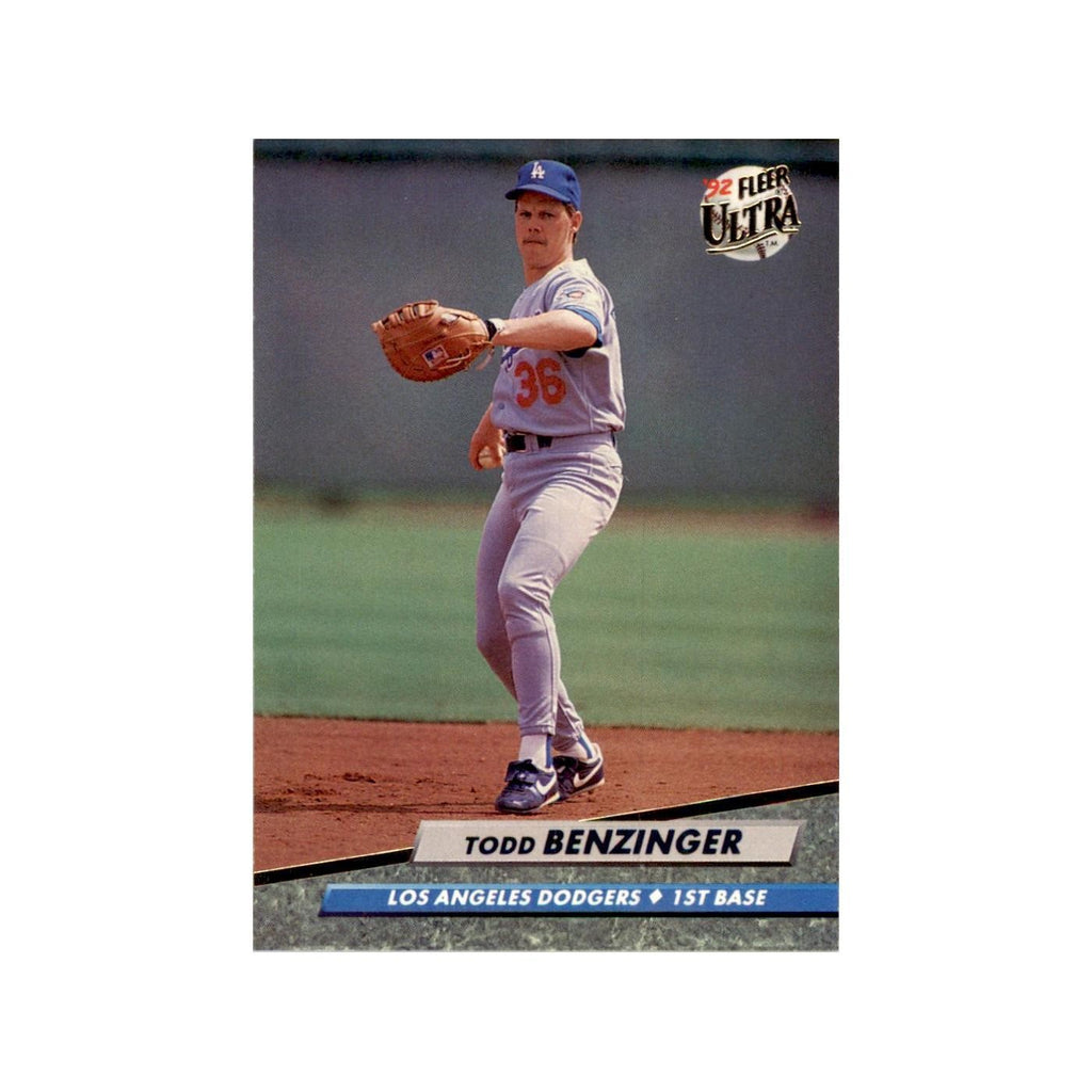 1992 Fleer Ultra Todd Benzinger Baseball Cards #499