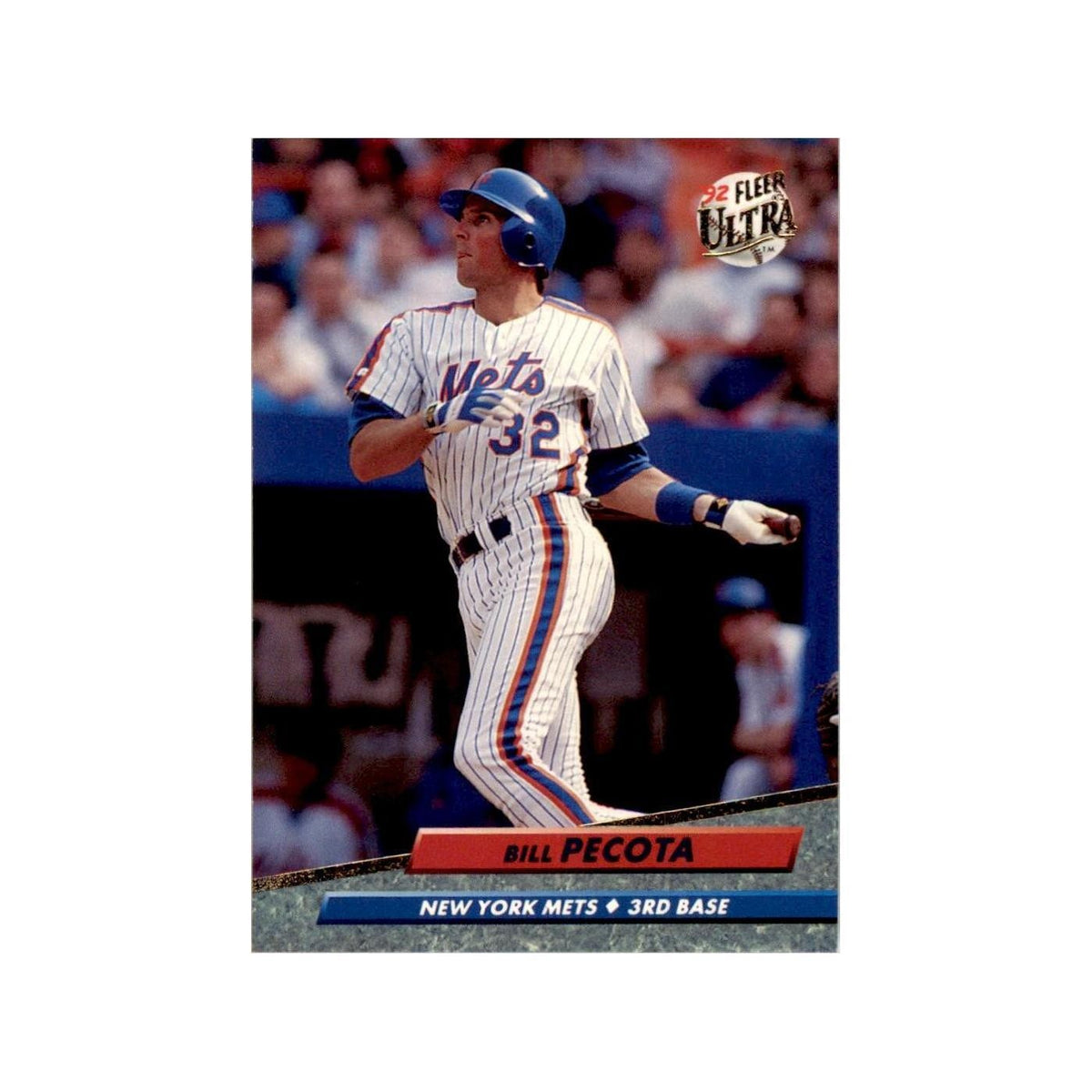 1992 Fleer Ultra Bill Pecota Baseball Cards #535