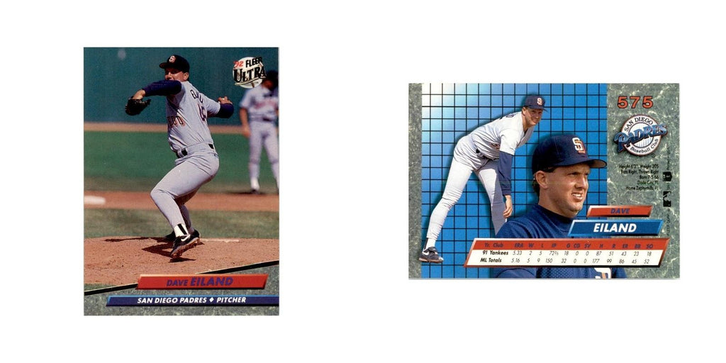 1992 Fleer Ultra Dave Eiland Baseball Cards #575