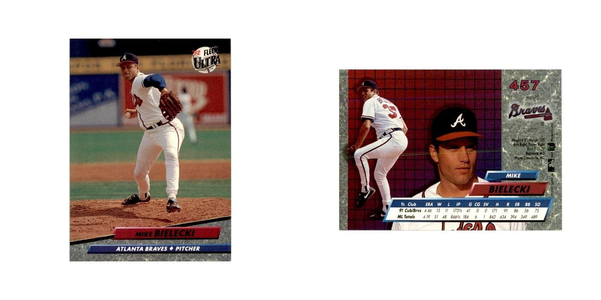 1992 Fleer Ultra Mike Bielecki Baseball Cards #457