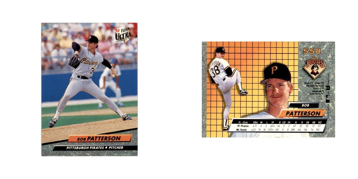 1992 Fleer Ultra Bob Patterson Baseball Cards #558