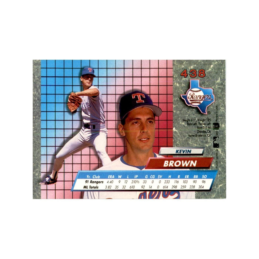 1992 Fleer Ultra Kevin Brown Baseball Cards #438