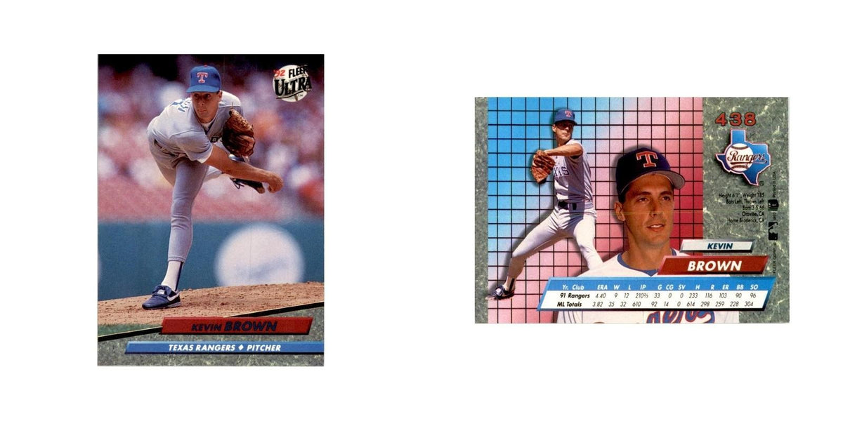 1992 Fleer Ultra Kevin Brown Baseball Cards #438