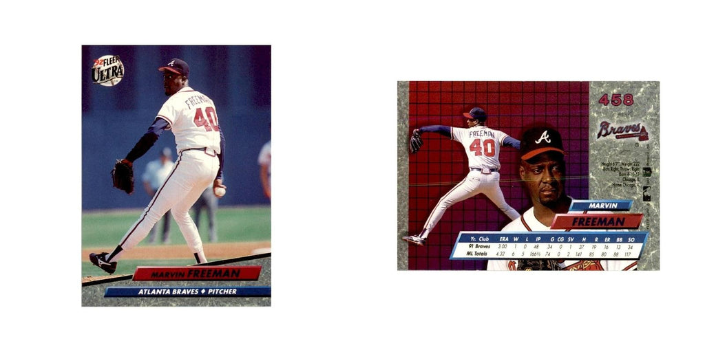 1992 Fleer Ultra Marvin Freeman Baseball Cards #458