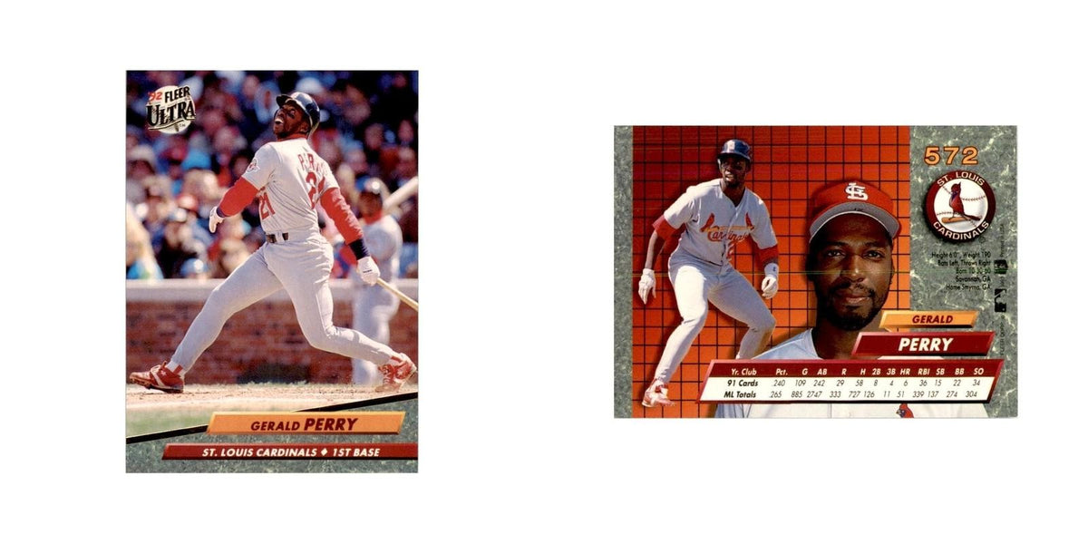 1992 Fleer Ultra Gerald Perry Baseball Cards #572