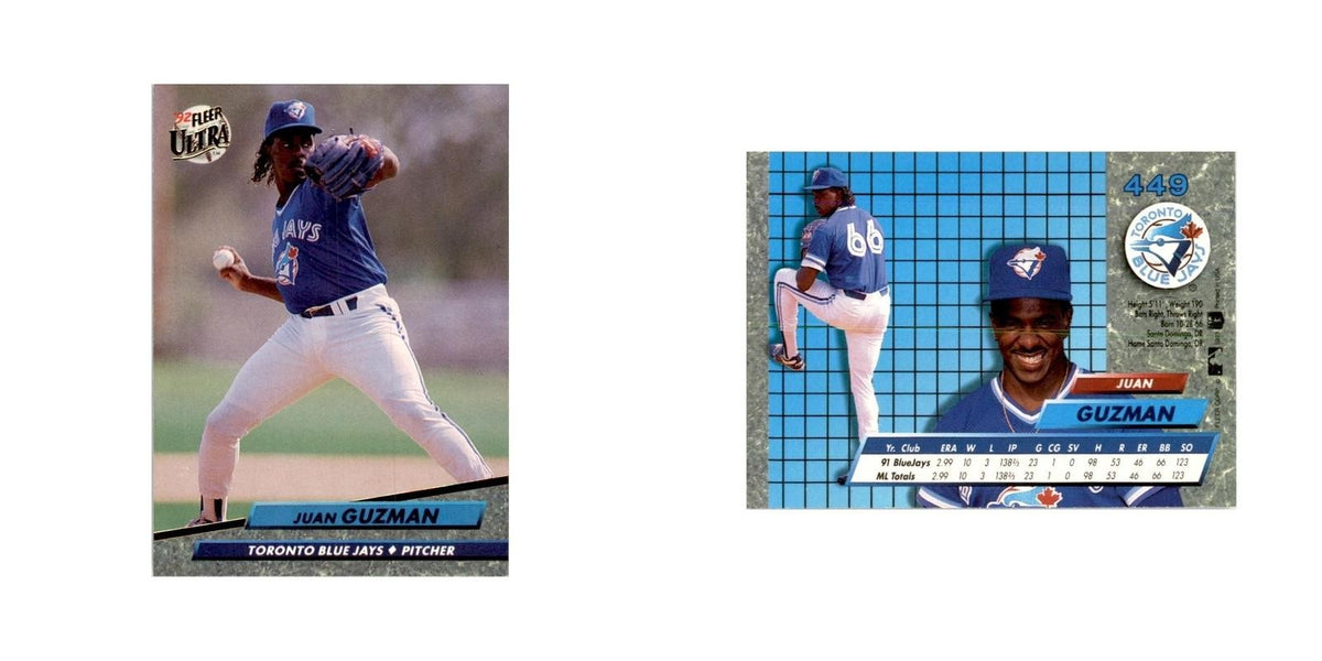 1992 Fleer Ultra Juan Guzman Baseball Cards #449