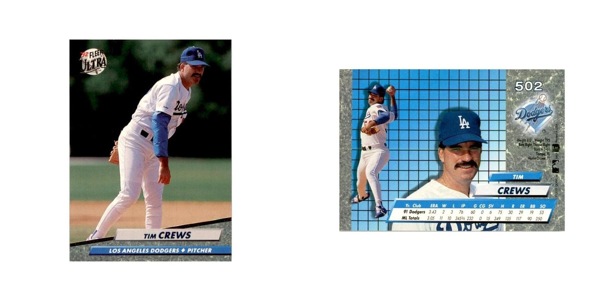 1992 Fleer Ultra Tim Crews Baseball Cards #502
