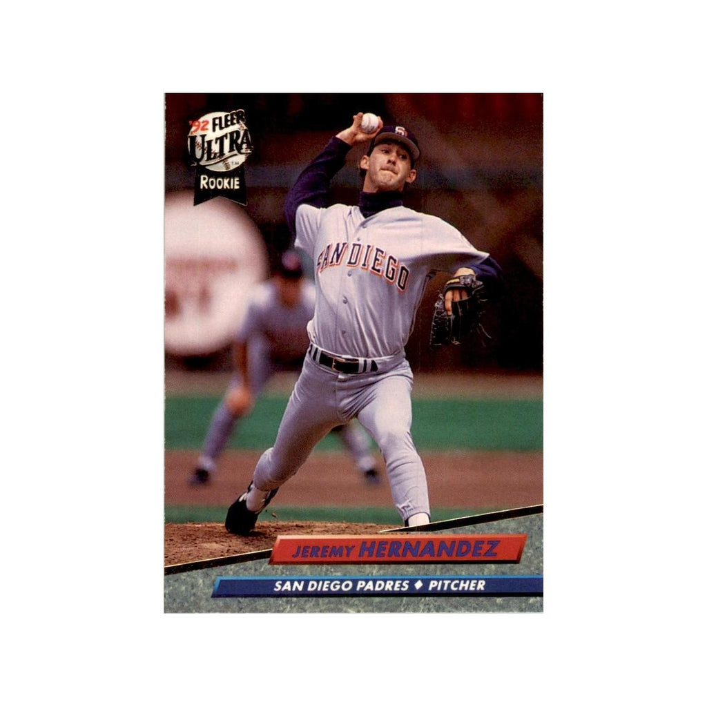 1992 Fleer Ultra Jeremy Hernandez Baseball Cards #576