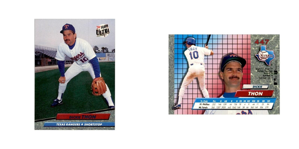 1992 Fleer Ultra Dickie Thon Baseball Cards #447