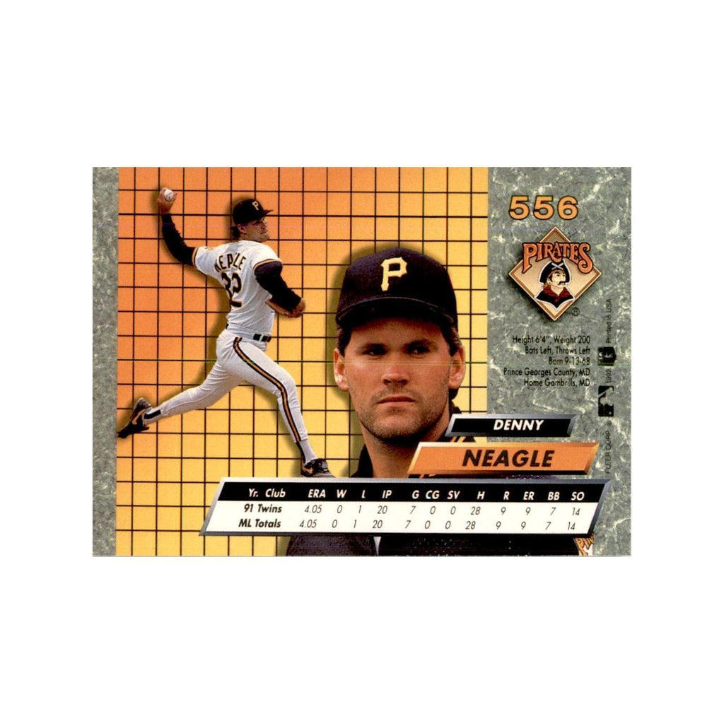 1992 Fleer Ultra Denny Neagle Baseball Cards #556