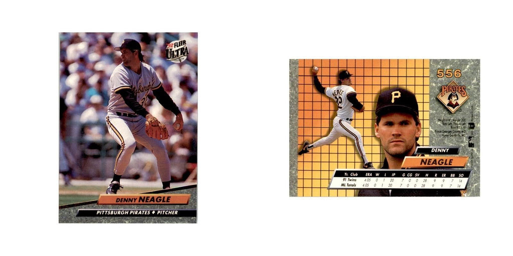 1992 Fleer Ultra Denny Neagle Baseball Cards #556