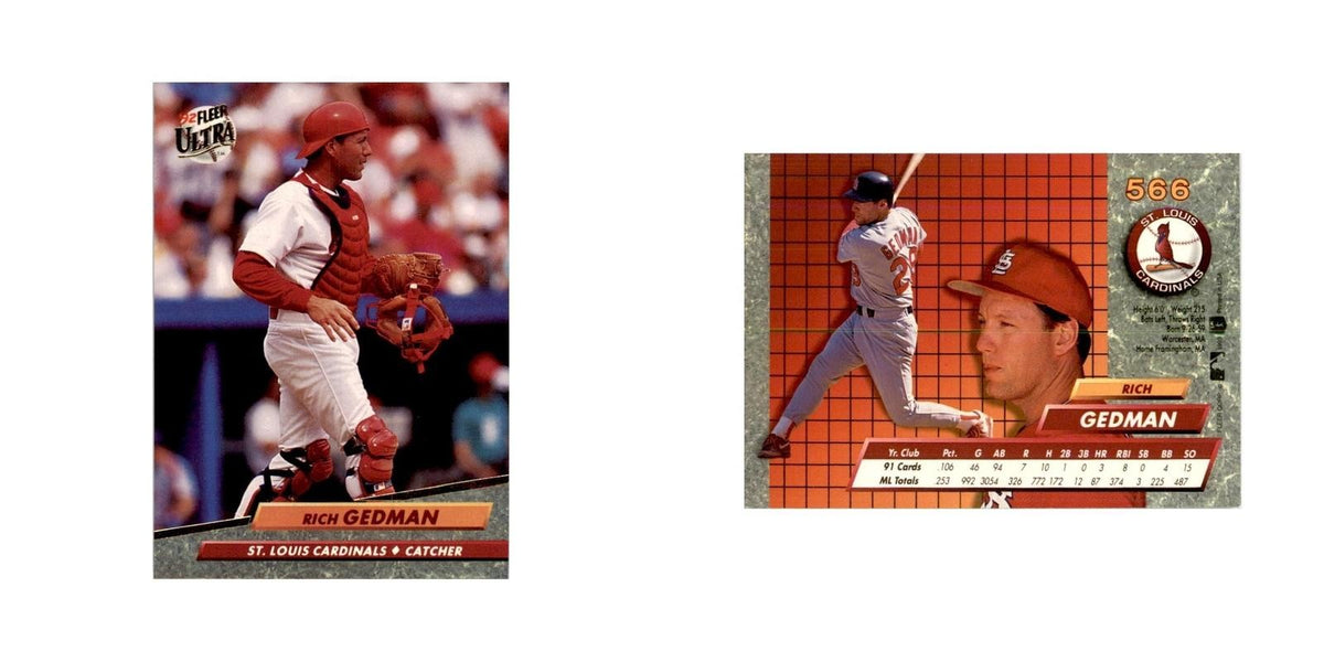 1992 Fleer Ultra Rich Gedman Baseball Cards #566