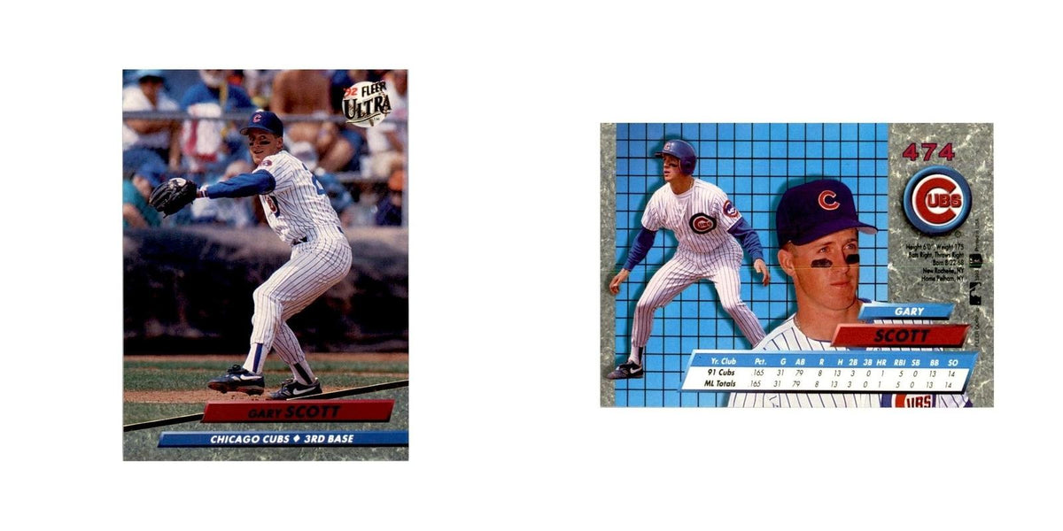 1992 Fleer Ultra Gary Scott Baseball Cards #474