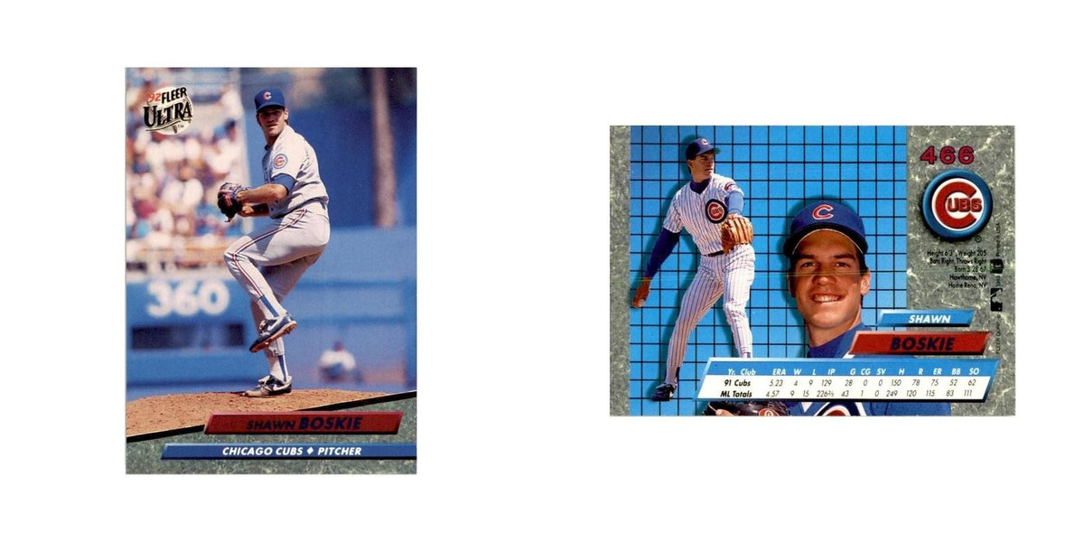 1992 Fleer Ultra Shawn Boskie Baseball Cards #466