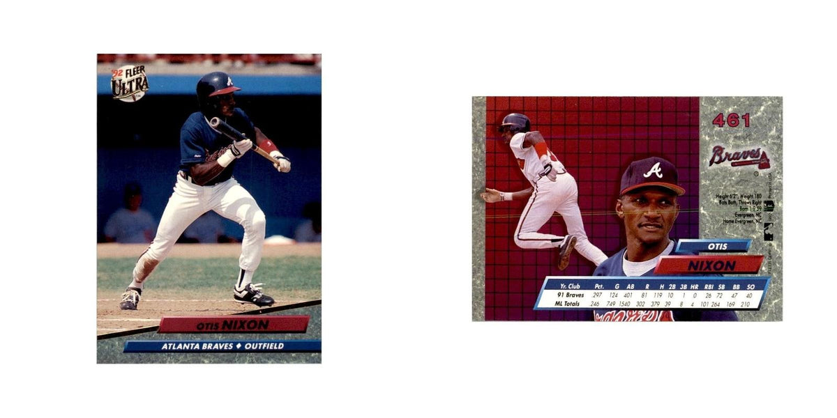 1992 Fleer Ultra Otis Nixon Baseball Cards #461