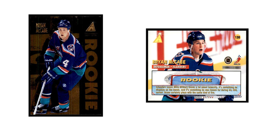 1995 Pinnacle Zenith Edition Bryan McCabe Hockey Cards #138