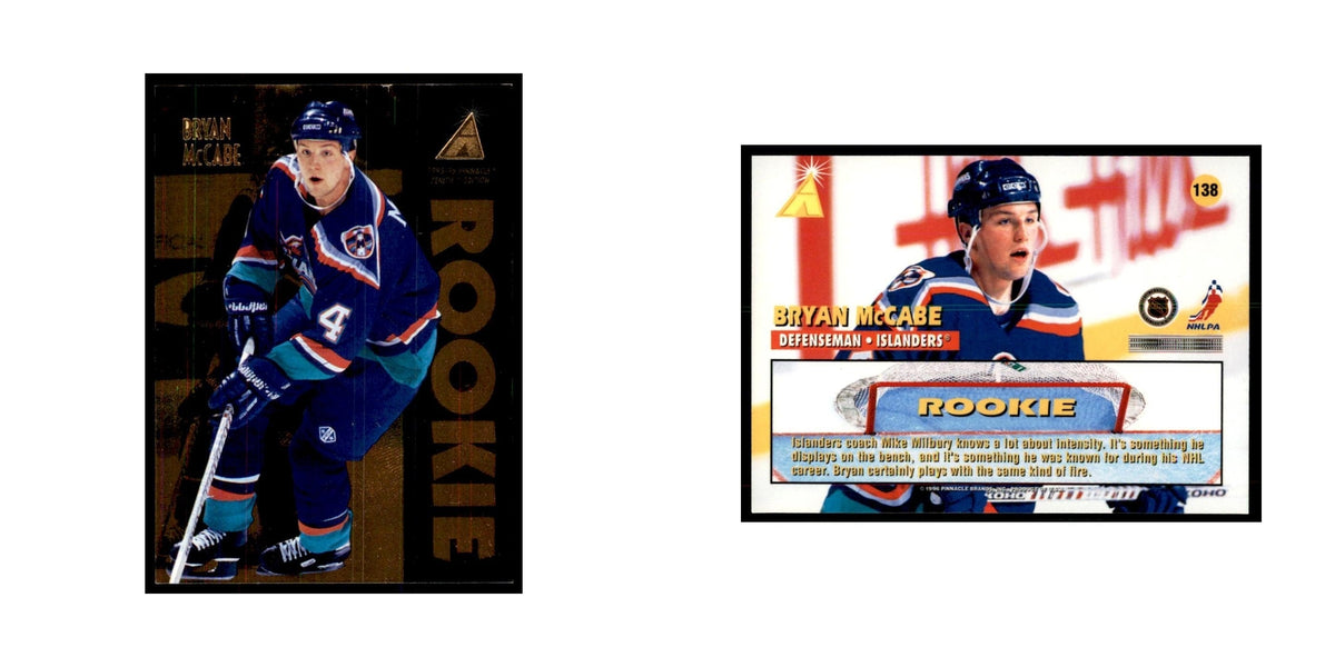 1995 Pinnacle Zenith Edition Bryan McCabe Hockey Cards #138