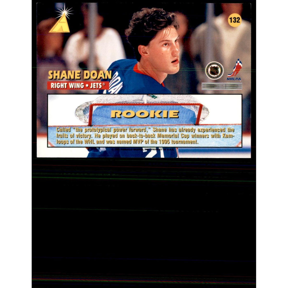1995 Pinnacle Zenith Edition Shane Doan RC Hockey Cards #132